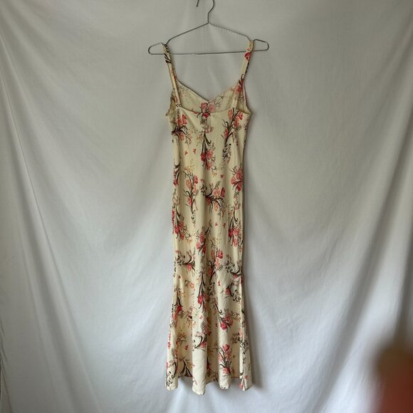Reformation Slip Dress Floral L Strappy L Midi - Picture 7 of 9